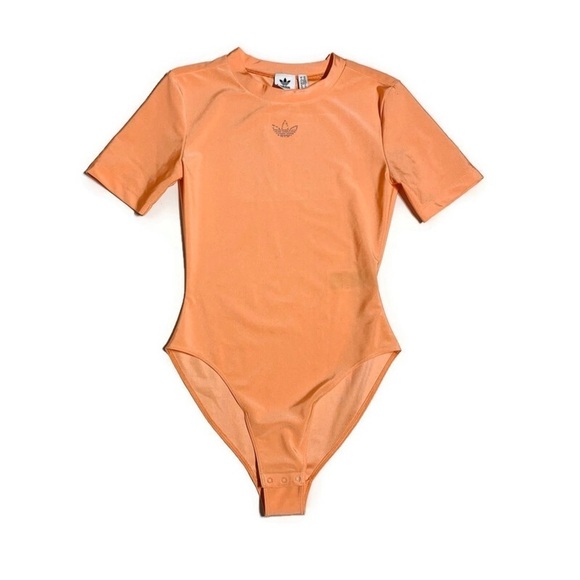ADIDAS size XS coral short sleeve bodysuit - Picture 3 of 9